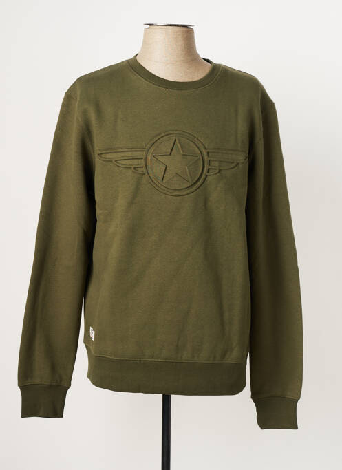 Sweat-shirt vert DAYTONA pour homme