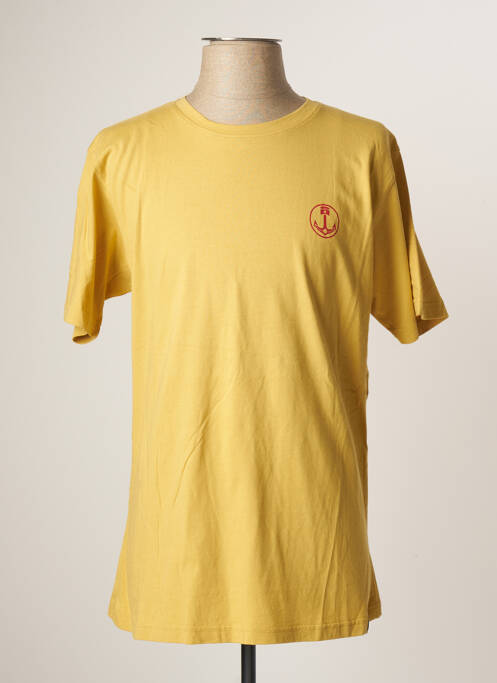 T-shirt jaune IRON AND RESIN pour homme