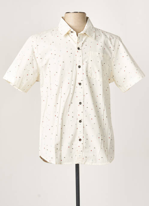 Chemise manches courtes blanc IRON AND RESIN pour homme
