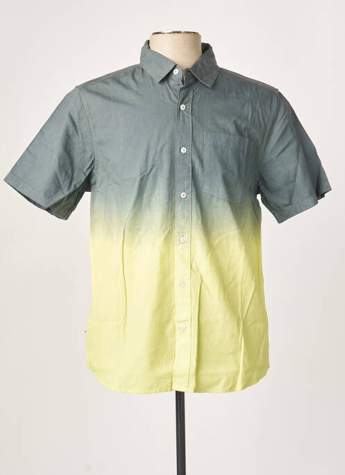 Chemise manches courtes vert IRON AND RESIN pour homme