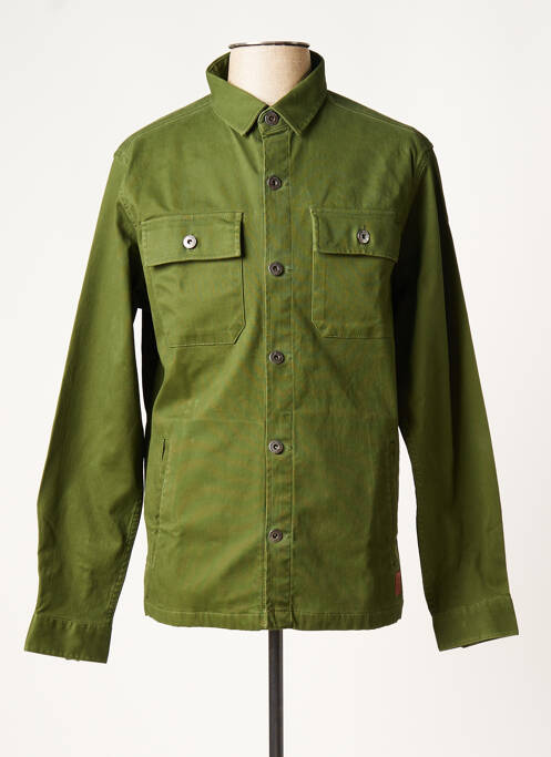 Veste casual vert IRON AND RESIN pour homme