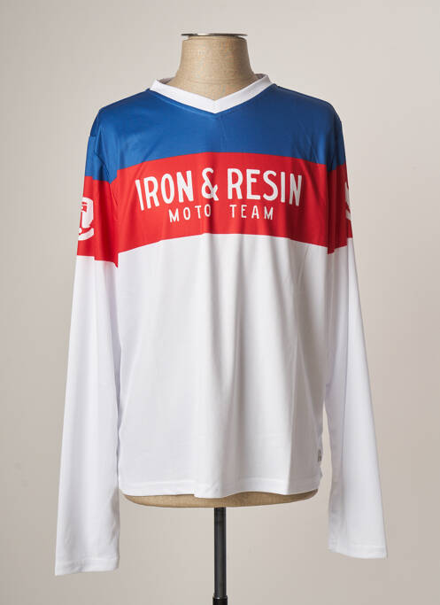 T-shirt rouge IRON AND RESIN pour homme