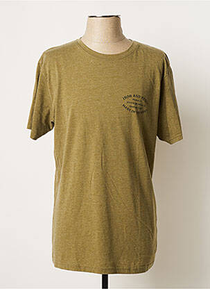 T-shirt vert IRON AND RESIN pour homme