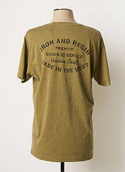 T-shirt vert IRON AND RESIN pour homme seconde vue