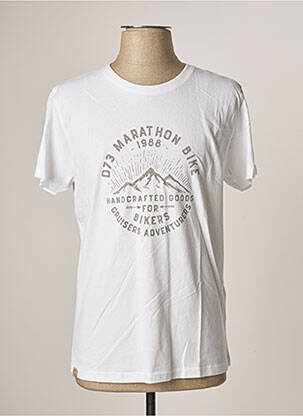 T-shirt blanc D73 pour homme