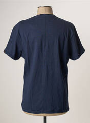 T-shirt bleu D73 pour homme seconde vue
