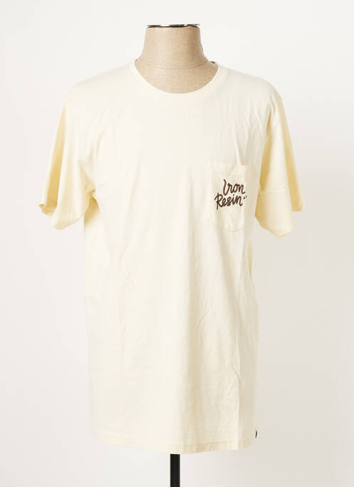 T-shirt beige IRON AND RESIN pour homme
