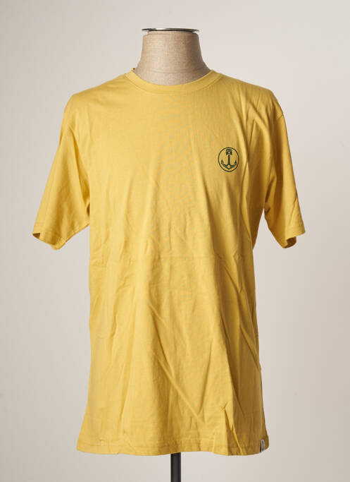 T-shirt jaune IRON AND RESIN pour homme