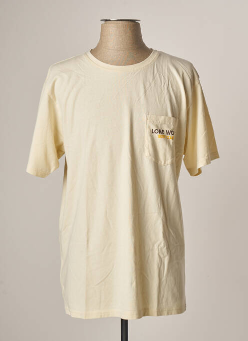 T-shirt beige IRON AND RESIN pour homme