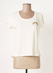 T-shirt beige ROSE GARDEN pour femme seconde vue