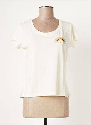 T-shirt beige ROSE GARDEN pour femme
