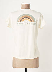 T-shirt beige ROSE GARDEN pour femme seconde vue