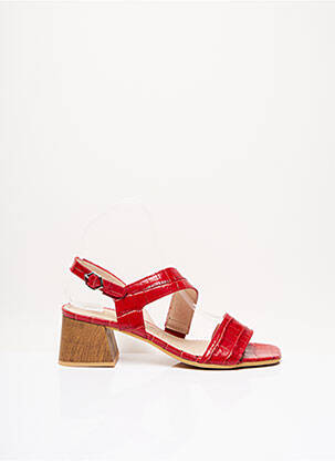 Sandales/Nu pieds rouge WONDERS pour femme