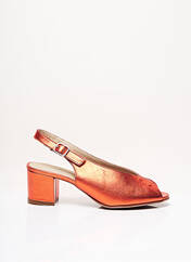 Sandales/Nu pieds orange DORKING pour femme seconde vue