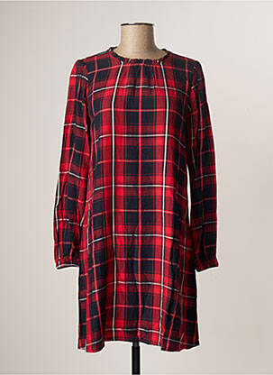 Robe mi-longue manches longues manches longues rouge ESPRIT femme