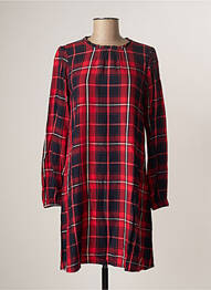 Robe mi-longue manches longues manches longues rouge ESPRIT femme