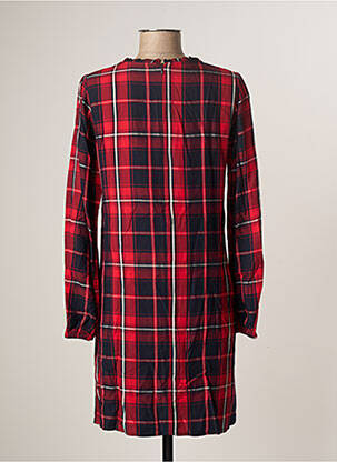 Robe mi-longue manches longues manches longues rouge ESPRIT femme