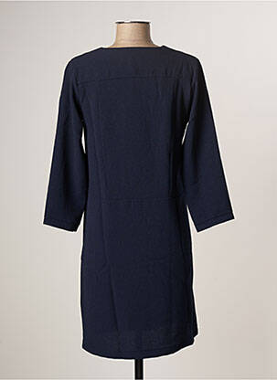Robe courte manches 3/4 manches 3/4 bleu PAKO LITTO femme