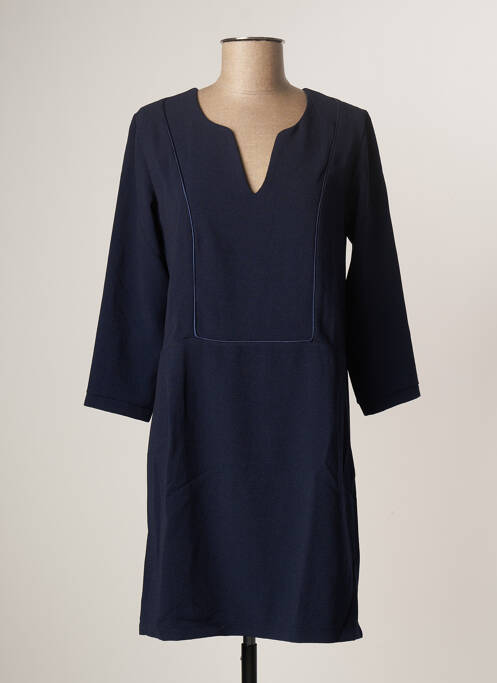 Robe courte bleu PAKO LITTO pour femme