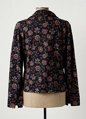 Veste casual col tailleur noir PAKO LITTO femme