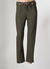 Jeans coupe droite vert HAPPY pour femme seconde vue