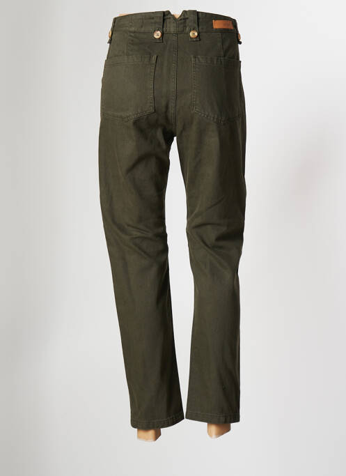 Jeans coupe droite vert HAPPY pour femme