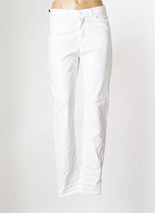 Pantalon droit blanc FIVE pour femme