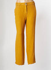 Pantalon droit jaune DIPLODOCUS pour femme seconde vue