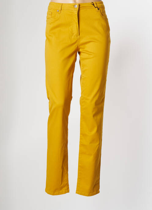 Pantalon slim jaune BETTY BARCLAY pour femme