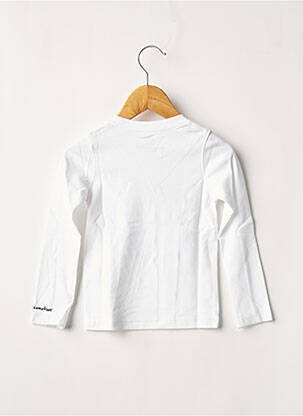 T-shirt manches longues manches longues blanc MA LOCOMOTION garçon