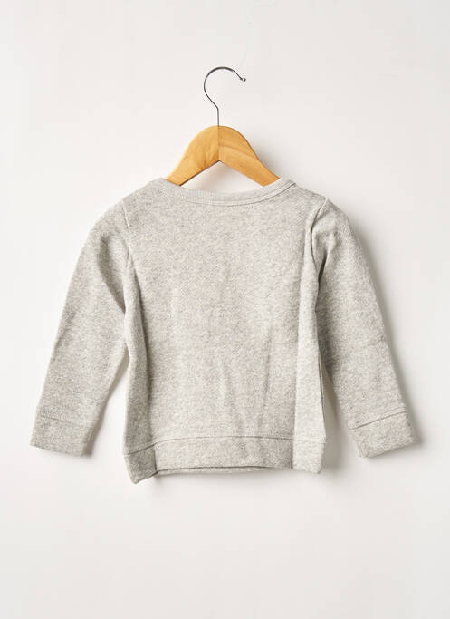 Sweat-shirt gris MA LOCOMOTION garçon