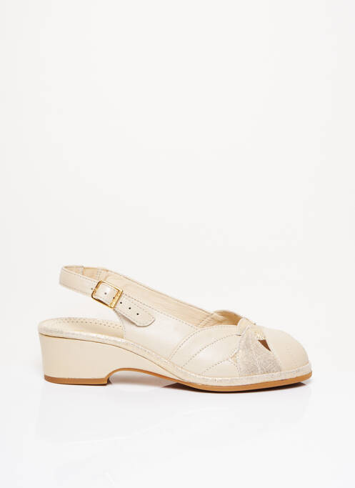 Sandales/Nu pieds beige ROHDE pour femme