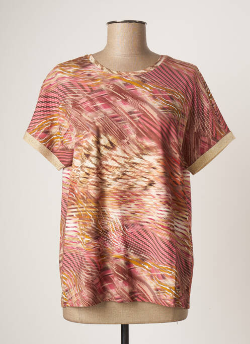 T-shirt rose BRANDTEX pour femme