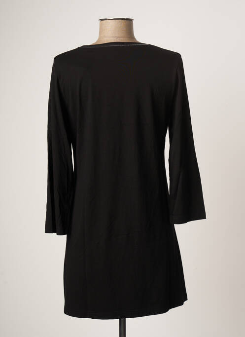Tunique manches longues noir SIGNATURE femme