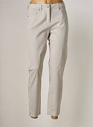 Pantalon 7/8 blanc BRANDTEX pour femme