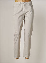 Pantalon 7/8 blanc BRANDTEX pour femme seconde vue