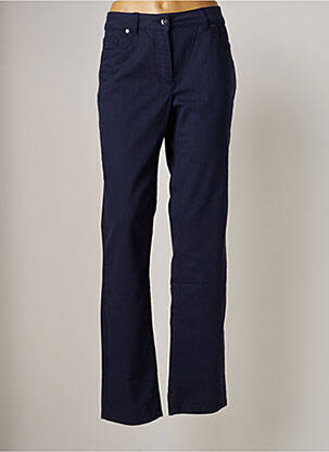 Pantalon droit bleu BX pour femme