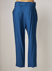 Pantalon droit bleu VIE TA VIE pour femme seconde vue
