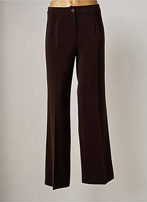 Pantalon large marron FICELLE pour femme