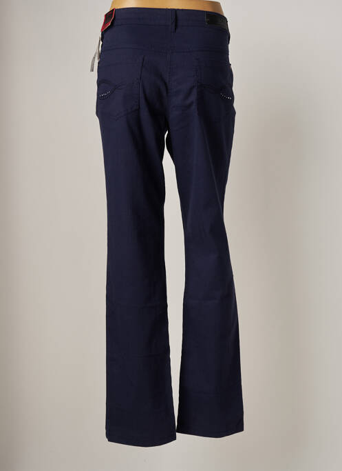 Pantalon droit bleu BX pour femme