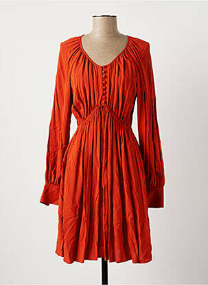 Robe courte orange SCOTCH & SODA pour femme