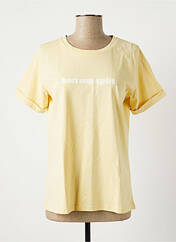 T-shirt jaune GRACE & MILA pour femme seconde vue