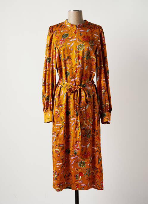 Robe longue orange SCOTCH & SODA pour femme