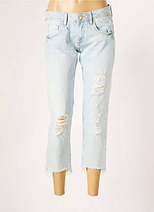 Jeans coupe droite bleu REIKO pour femme