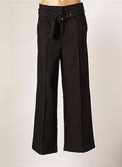 Pantalon large noir CALIE pour femme seconde vue