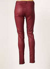 Pantalon slim rouge ESPRT pour femme seconde vue