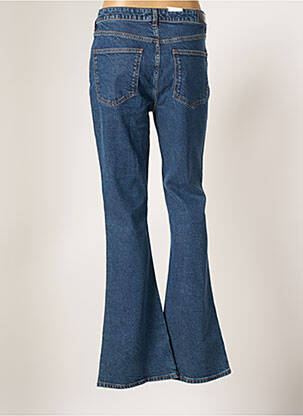 Jean coupe flare coupe droite évasée sur le bas taille haute bleu MAISON SCOTCH femme