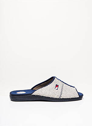 Chaussons/Pantoufles bleu CONFORT pour homme