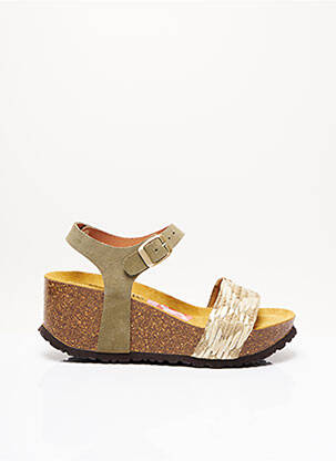 Sandales/Nu pieds vert SANTAFE pour femme