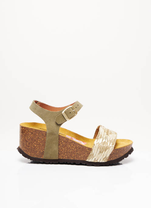 Sandales/Nu pieds vert SANTAFE pour femme